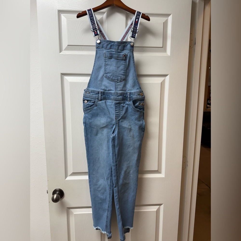Tommy Hilfiger denim overalls size girls 12